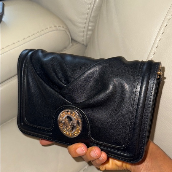 Valentino Orlandi Black Leather crossbody/Clutch - Picture 14 of 17